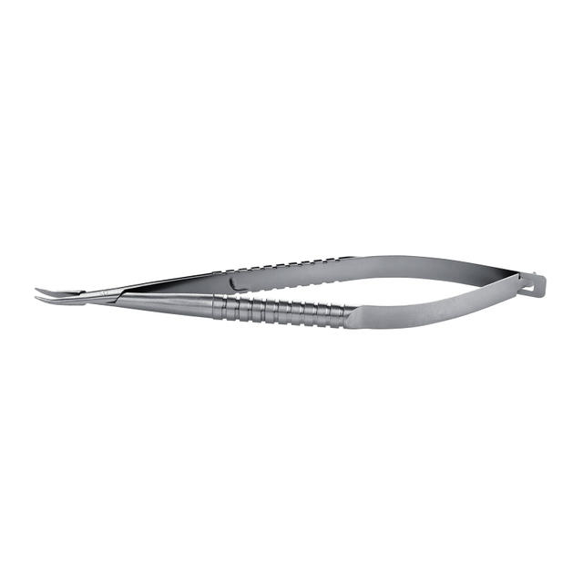 IF-6008 Stainless Steel Curved Fine Tip, Groove Handle