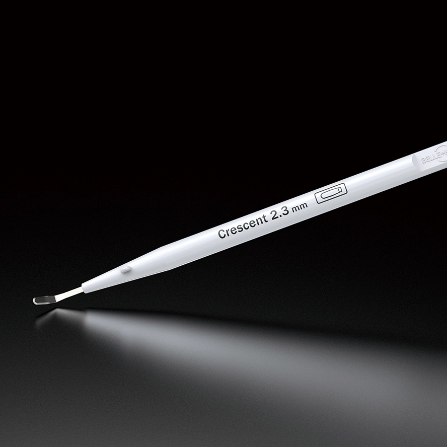 Ophthalmic Crescent Knife (Disposable) 