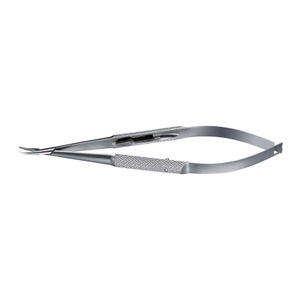 IF-6010 Stainless Steel  Curved Fine Tip, Knurl Handle