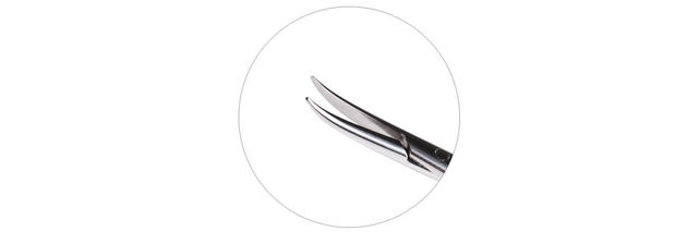 IF-6000 Stainless Steel  Curved Fine Tip