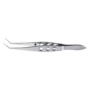 IF-4003 Stainless Steel Sasket Soft IOL Inserting Forceps-Angled