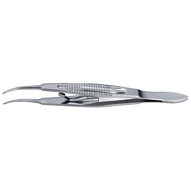 Stainless Steel Extraocular Muscle Insertion Fixation Forceps
