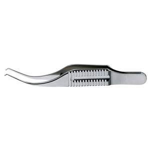 IF-2008  Stainless Steel Troutman-Barraquer Corneal Utility Forceps, Colibri Style　