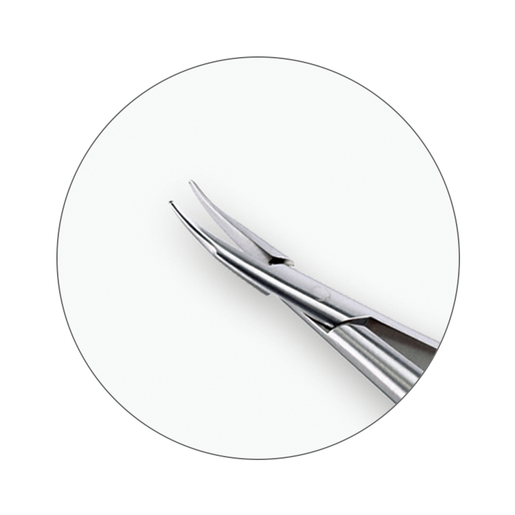 IF-6002 Stainless Steel  Curved Medium Tip